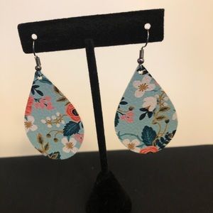 Faux Leather Earrings
